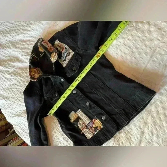 Vintage Apache West Denim Jacket Size Large - Picture 8 of 13